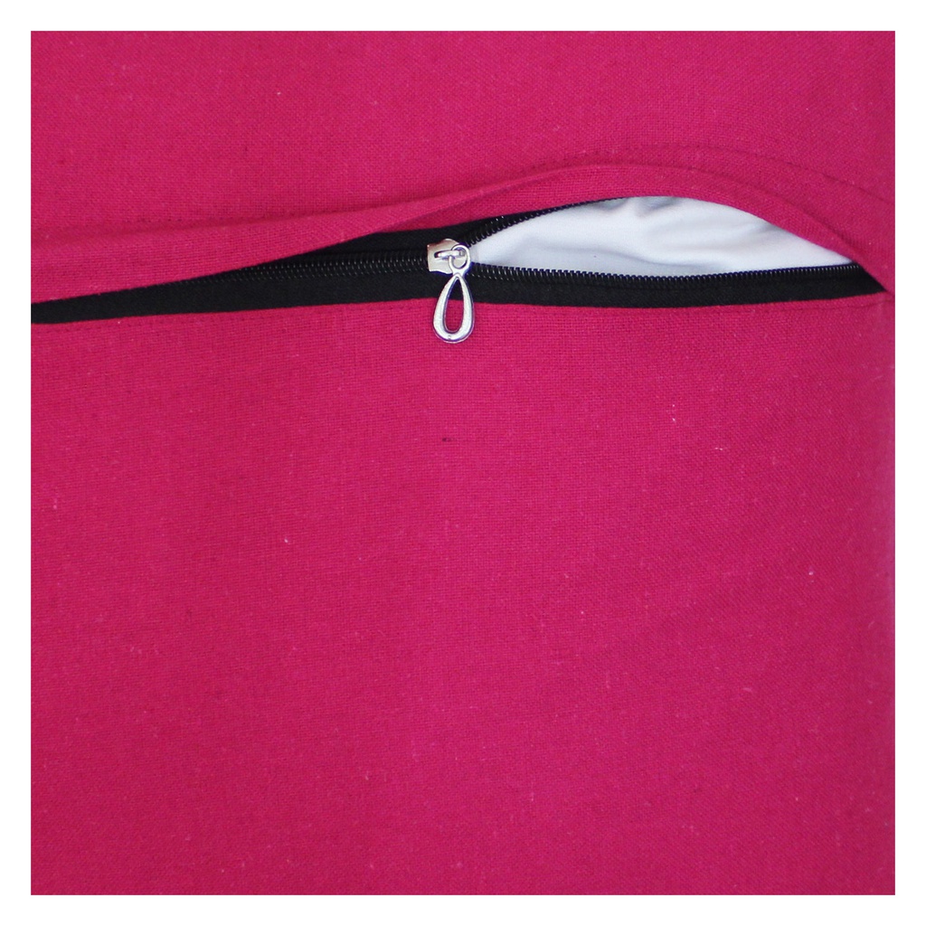 Peach Hand Soof Embroidery Cotton Cushion Cover