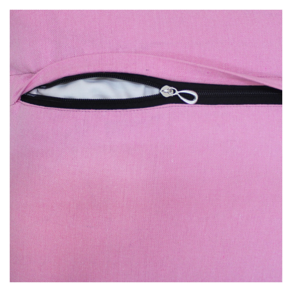 Peach Hand Soof Embroidery Cotton Cushion Cover