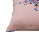 Multicolor Hand Embroidered Cushion Cover