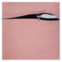 Peach Hand Soof Embroidery Cotton Cushion Cover