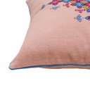 Multicolor Hand Embroidered Cushion Cover