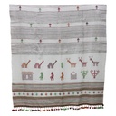 Off White Handwoven Men's Woolen Shawl