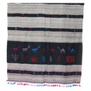 Off White Handwoven Men's Woolen Shawl