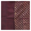 Maroon Hand Block Printed Men's Jacket/Koti