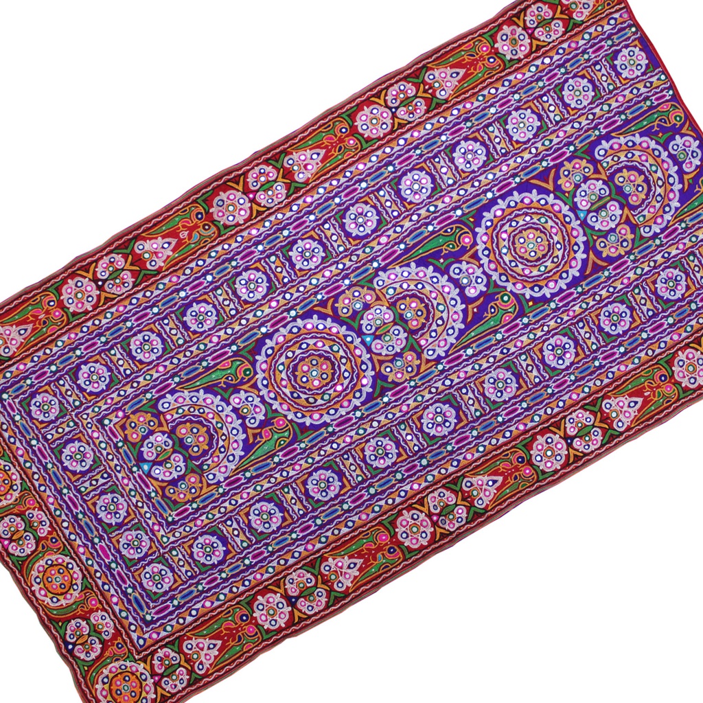 Multicolor Hand Embroidered Wall Hangings/Decor