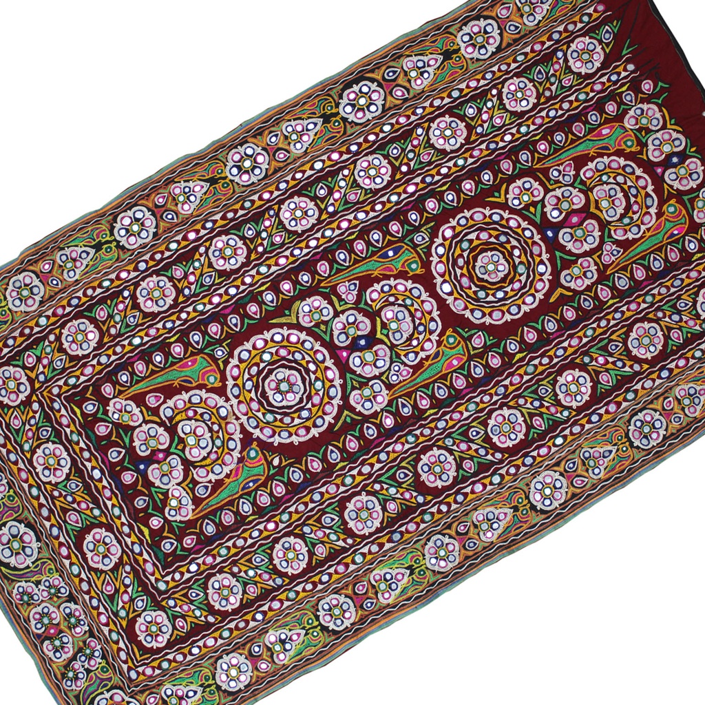 Multicolor Hand Embroidered Wall Hangings/Decor