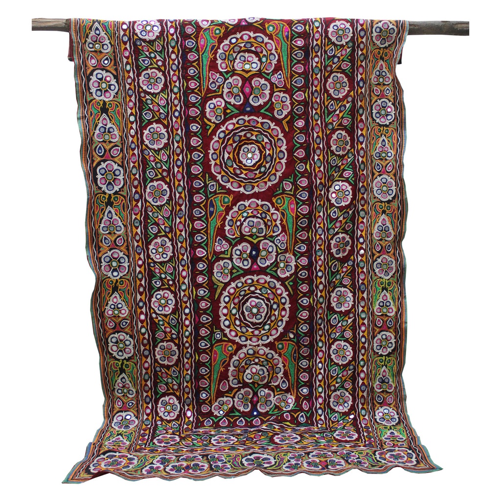 Multicolor Hand Embroidered Wall Hangings/Decor