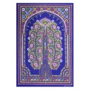 Handmade Rogan Painting - Red