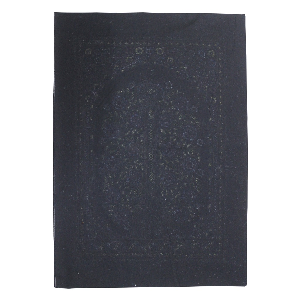 Handmade Rogan Painting - Red