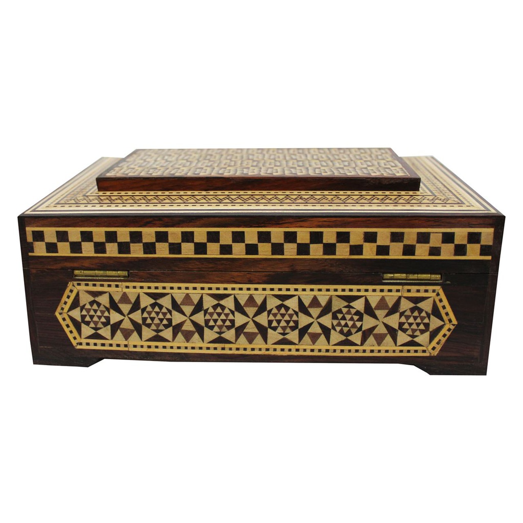 Handmade Sadeli Work Multipurpose Decorative Wooden Box