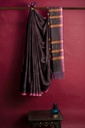 Coffee Brown Tangaliya Cotton Silk Handwoven Saree