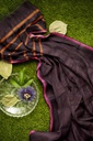 Coffee Brown Tangaliya Cotton Silk Handwoven Saree