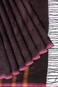 Coffee Brown Tangaliya Cotton Silk Handwoven Saree