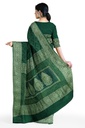 Green Georgette Banarasi Hand Dyed Bandhani Saree