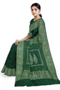 Green Georgette Banarasi Hand Dyed Bandhani Saree