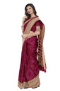 Red Georgette Banarasi Hand Dyed Bandhani Saree