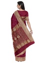 Red Georgette Banarasi Hand Dyed Bandhani Saree