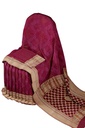 Red Georgette Banarasi Hand Dyed Bandhani Saree