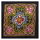 Multicolor Hand Embroidered Patch with Mirror Work