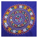 Multicolor Hand Embroidered Patch with Mirror Work