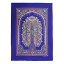 Handmade Rogan Painting - Blue
