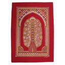 Handmade Rogan Painting - Red