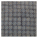 Dark Grey and Beige Cotton Hand Block Print Cloth Material/Fabric