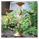 Handmade Decorative Diya Stand Copper Bell