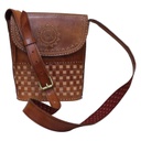 Handcrafted Kutchi Leather Balti Sling Bag