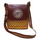 Handcrafted Kutchi Leather Balti Sling Bag
