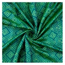 Handwoven Sea Green Single Ikat Material/Fabric