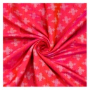 Handwoven Peach Single Ikat Material/Fabric