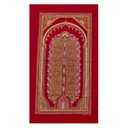 Handmade Rogan Painting - Red