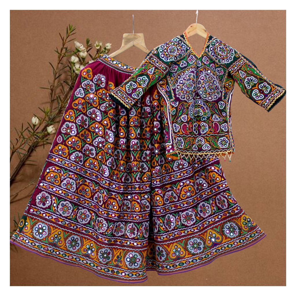 Handmade Kutchi Embroidery Chaniya Choli