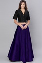 Handmade Plain Mashru Silk Long Skirt