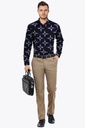 Hand Block Printed Cotton Full Sleeve Shirt