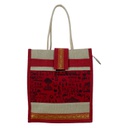 Handmade Warli Print Jute Bag