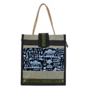 Handmade Warli Print Jute Bag