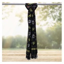 Black Shaded Handloom Single Ikat Patola Silk Dupatta