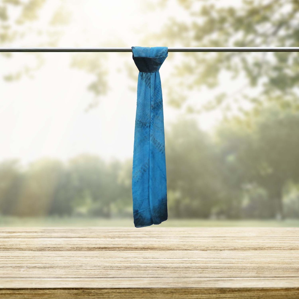 Handwoven Cotton Tie and Dye Shibori Dupatta