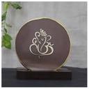 Handcrafted Agate Coaster Lord Ganesha Showpiece