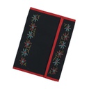 Hand Embroidery Flap File Folder