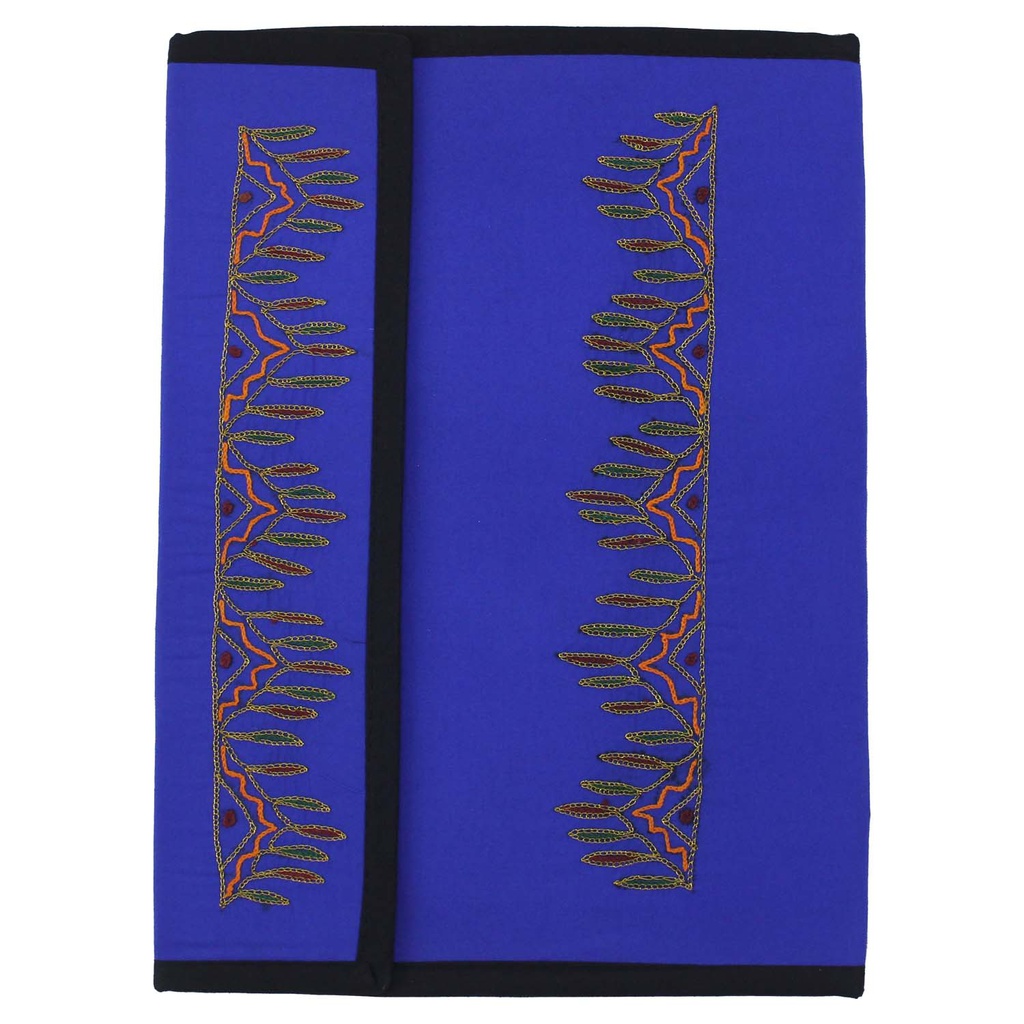 Hand Embroidery Flap File Folder