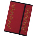 Hand Embroidery Flap File Folder