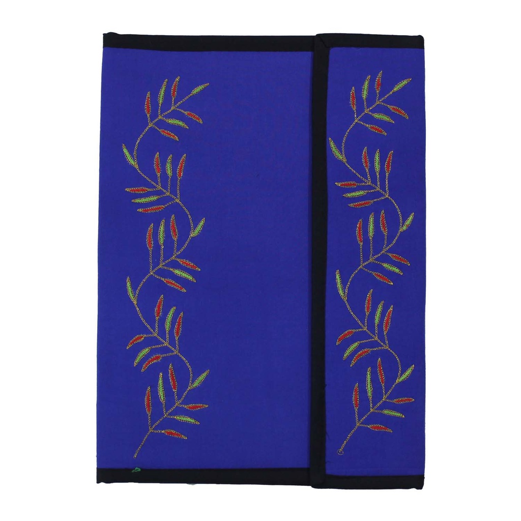 Hand Embroidery Flap File Folder