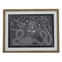 Handpainted Mata ni Pacchedi with Frame