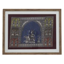 Handpainted Mata ni Pacchedi with Frame