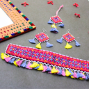 Handcrafted Embroidered choker Necklace Set