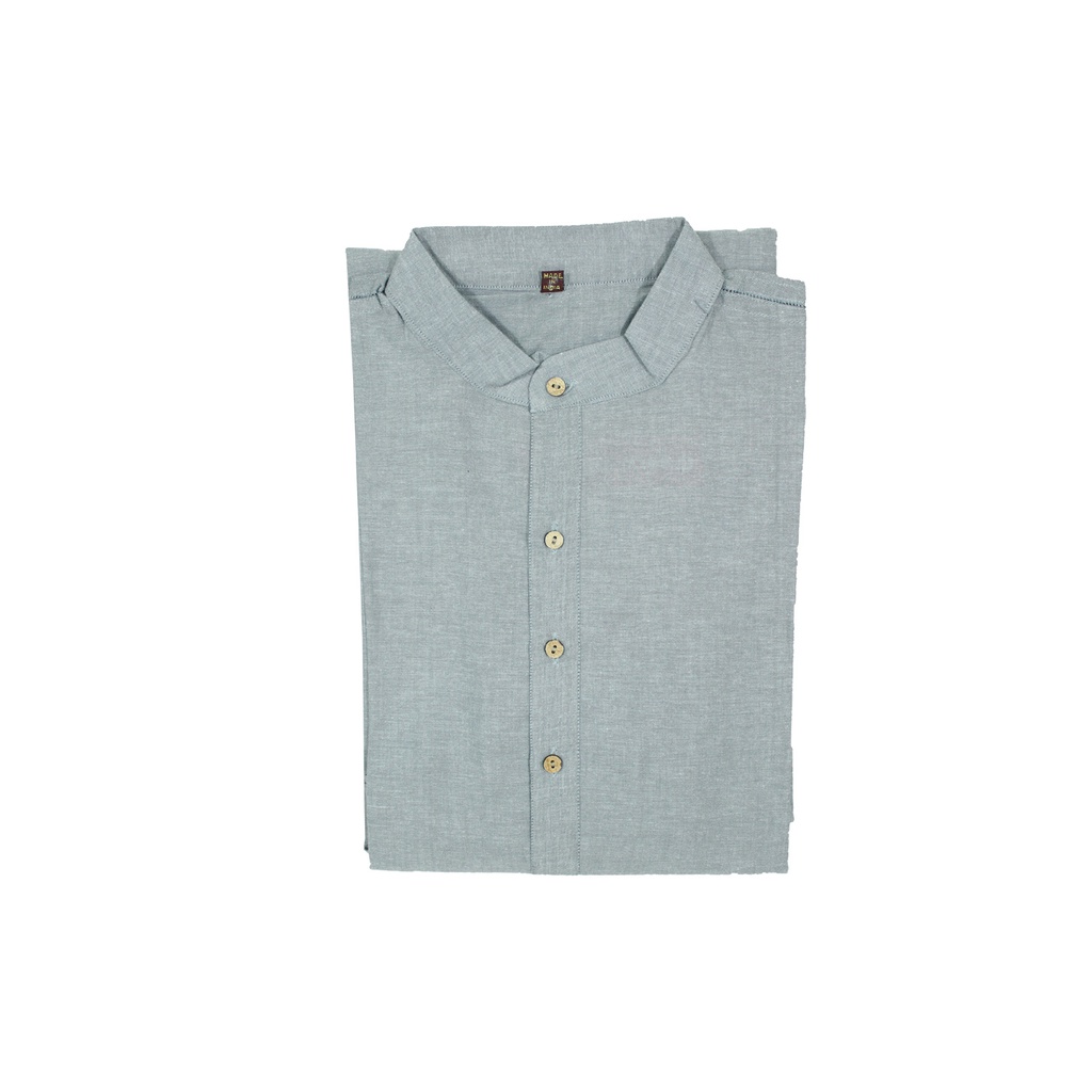 Cotton Half Sleeve Solid Kurta/Modi Kurta