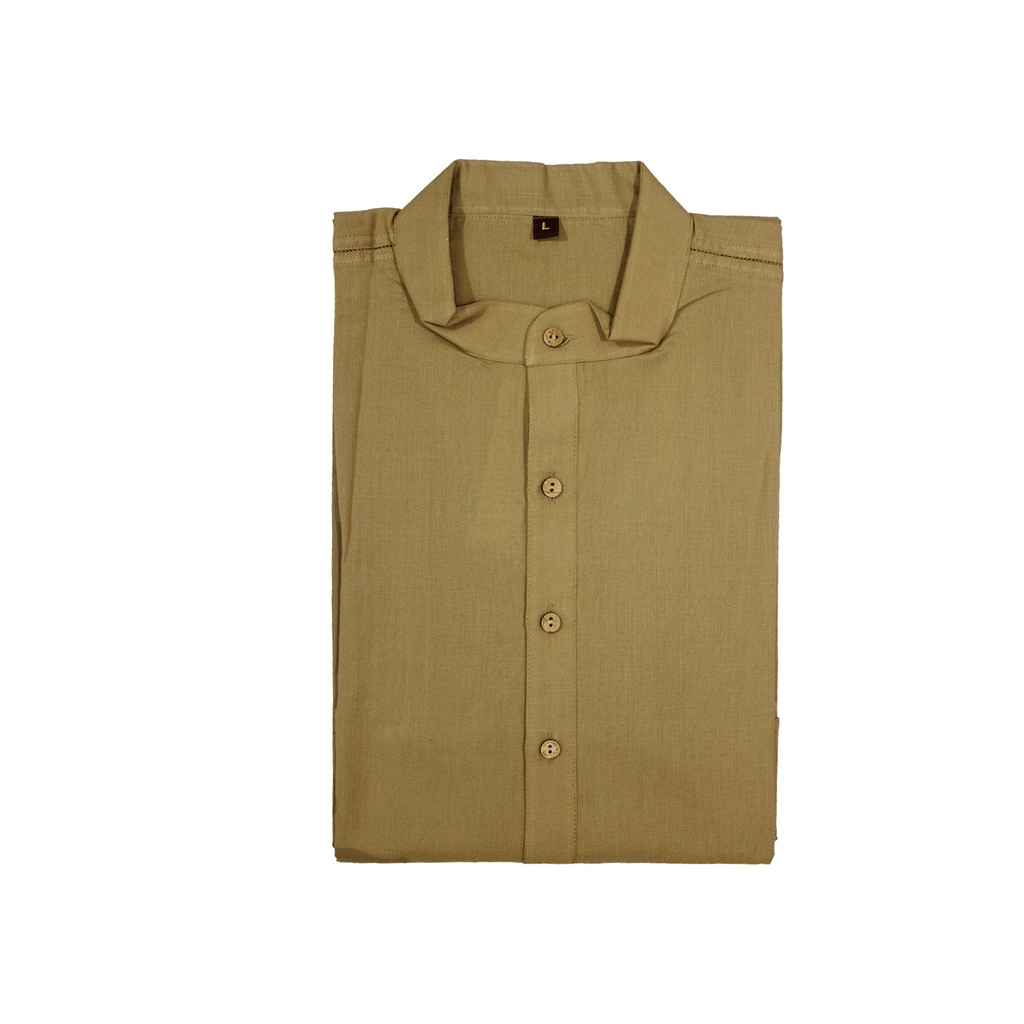 Cotton Half Sleeve Solid Kurta/Modi Kurta